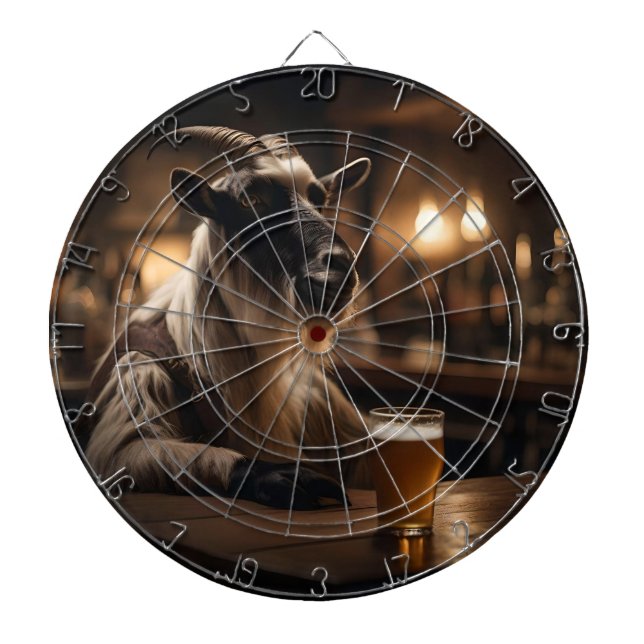 Billy the Kid: A Goat Walks into a Bar, Dartboard (Front)