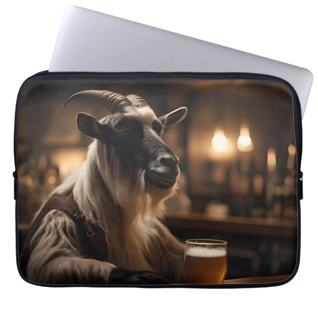 Billy the Kid: A Goat Walks into a Bar, Laptop Sleeve (Front)