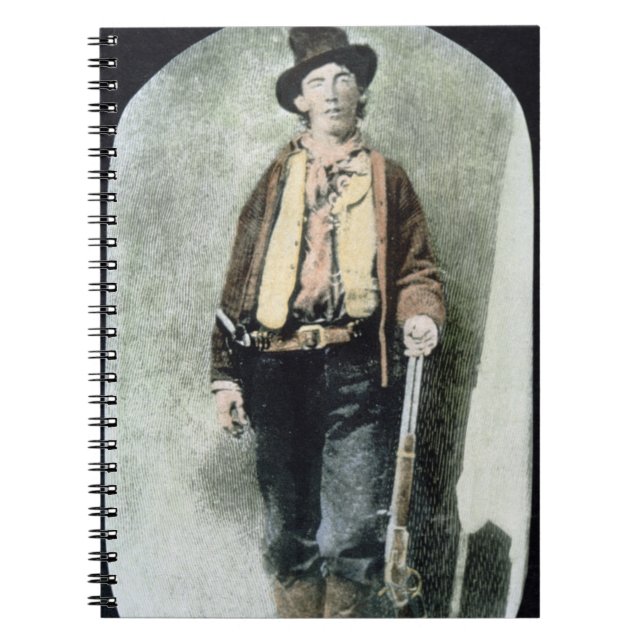 Billy the Kid (coloured engraving) Notebook (Front)