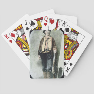 Billy the Kid (coloured engraving) Playing Cards