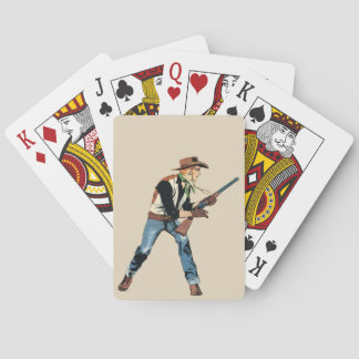Billy The Kid Playing Cards
