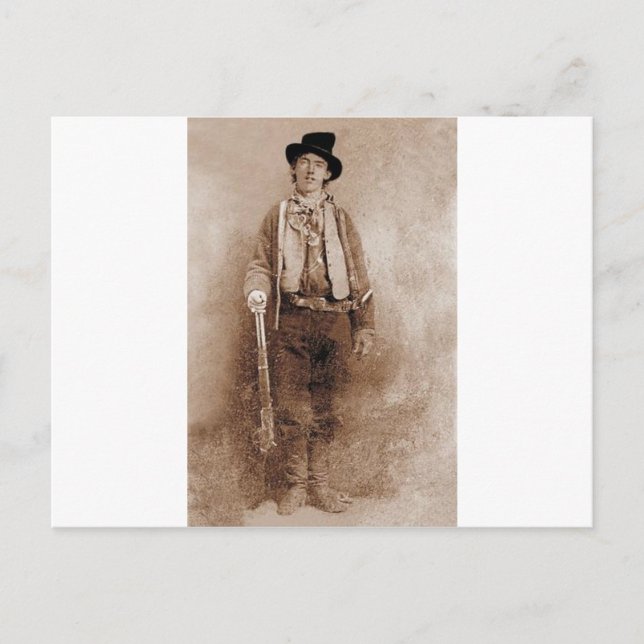 billy the kid postcard (Front)