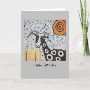 Billy with Bubbles birthday card