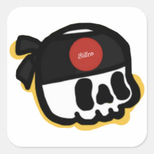 Billzo Sticker crâne