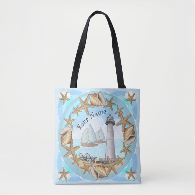 Biloxi Lighthouse tote bag (Front)