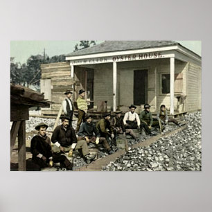 Biloxi, Mississippi 1905 Oyster House Poster