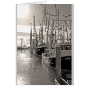 Biloxi Shrimp Boats at Dock