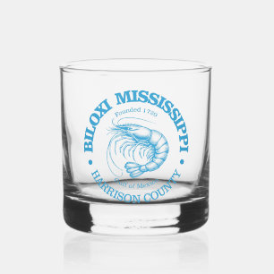 Biloxi (shrimp) whiskey glass