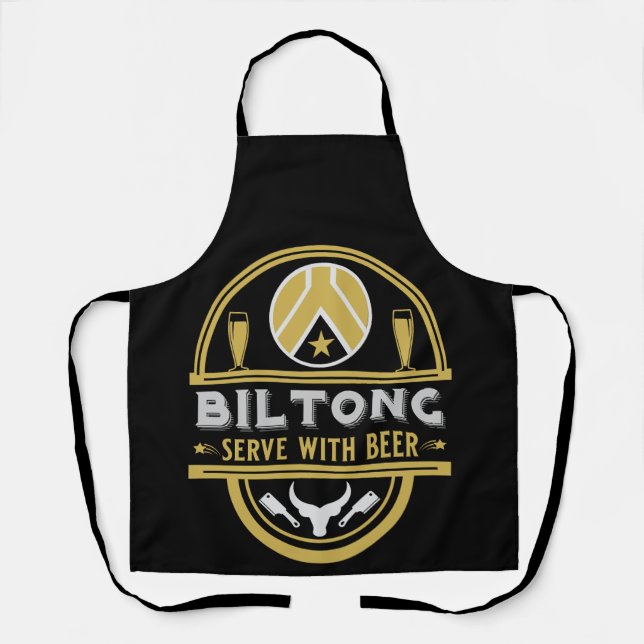 Biltong And Beer Apron (Front)