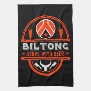 Biltong And Beer Kitchen Towel