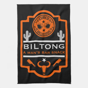 Biltong And Beer Kitchen Towel