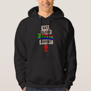 Biltong Boerewors & Braai Beers South African Day  Hoodie