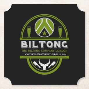 Biltong Makers And Sellers Paper Coaster
