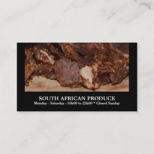 Biltong South African business Business Card