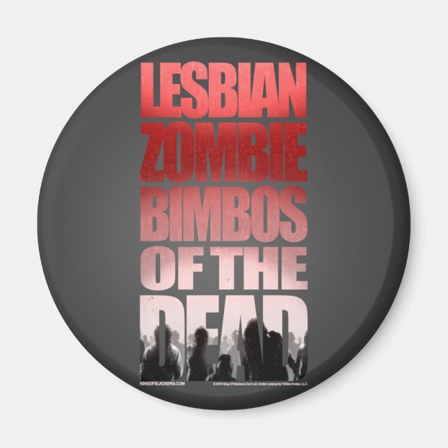 Bimbos Zombies Lesbiennes Du Magnet Mort (Devant)
