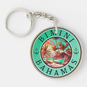 Bimini Bahamas ancre Pêche Voyage bateau Vintage