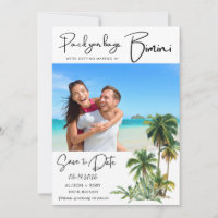 Bimini Bahamas Destination Wedding Save the Date