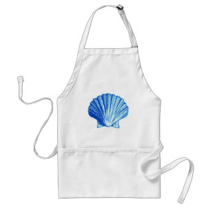 Bimini Blue Sea Shell Standard Apron