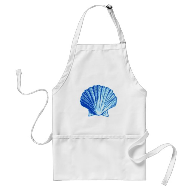 Bimini Blue Sea Shell Standard Apron (Front)