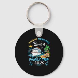 Bimini Family Trip 2026 Making Memories Vacation  Keychain