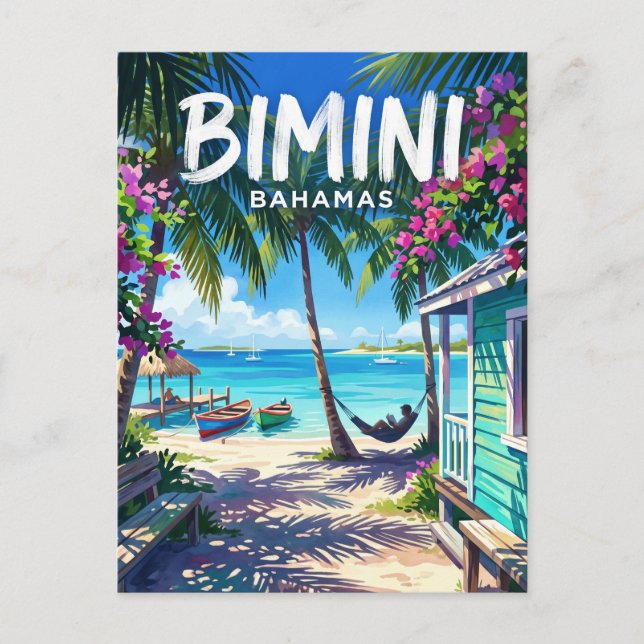Bimini Islands Bahamas Postcard (Front)