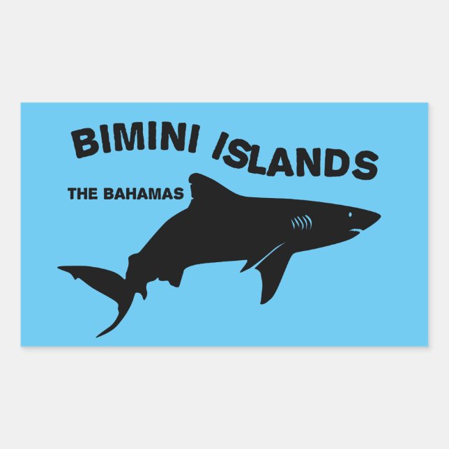 Bimini Islands Scuba Diving With Sharks - Bahamas Sticker (Front)