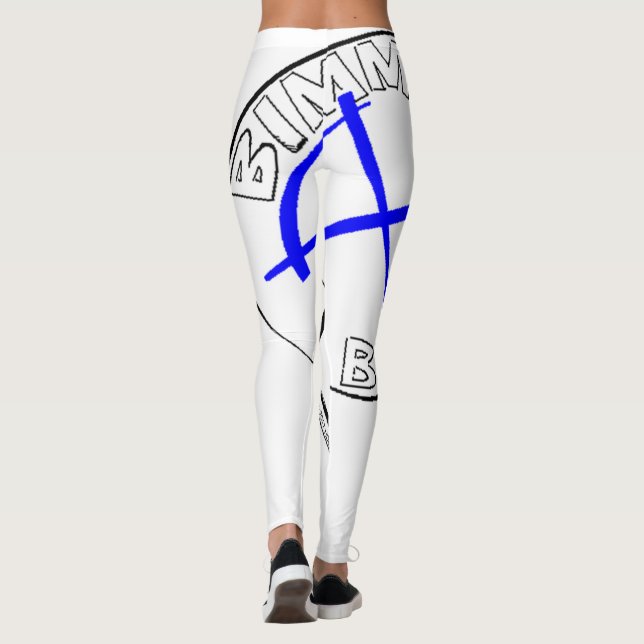 "Bimmer Baby" Ladies - Track Fashion Leggings (Back)