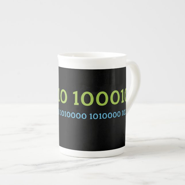 BiNALUXE Black Coffee Mug (Front Right)