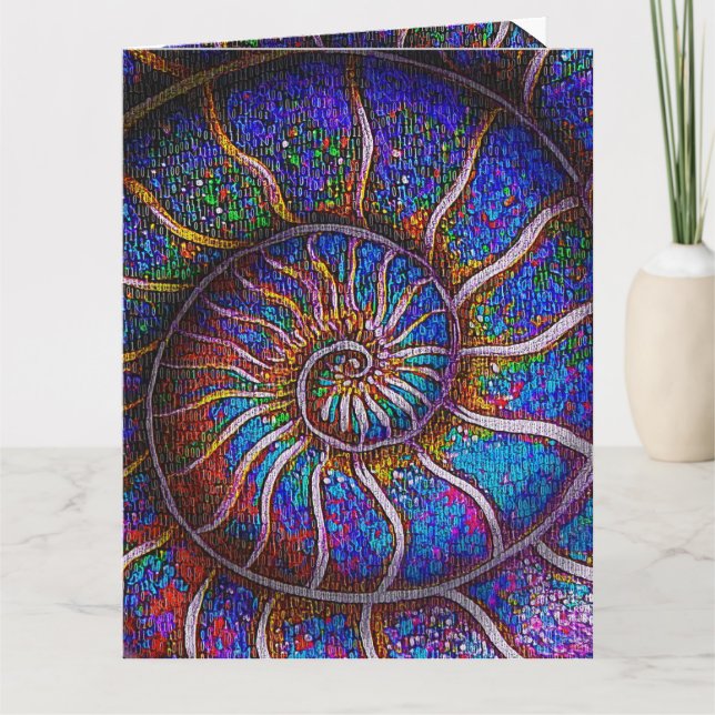 Binary Ammonite Card (Front)