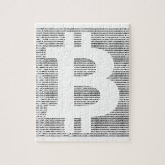 Binary Bitcoin Jigsaw Puzzle