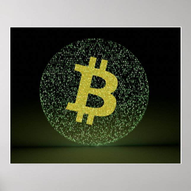 Binary Bitcoin Poster (Front)