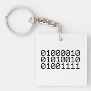 BINARY BRO KEYCHAIN