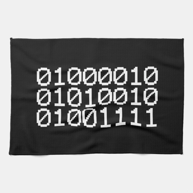 BINARY BRO KITCHEN TOWEL (Horizontal)