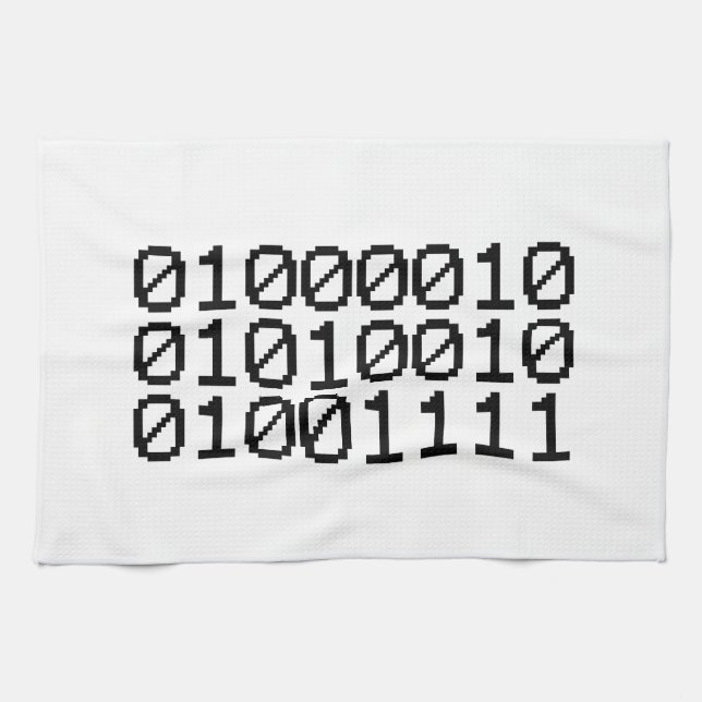 BINARY BRO KITCHEN TOWEL (Horizontal)
