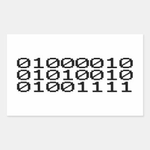 BINARY BRO STICKER