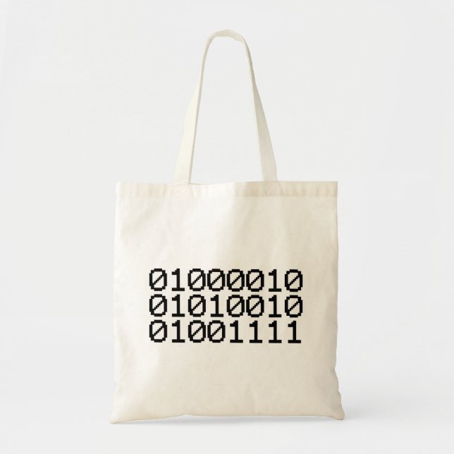 BINARY BRO TOTE BAG (Front)