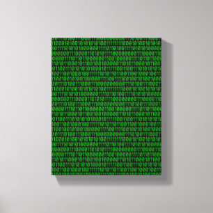 Binary Canvas Print