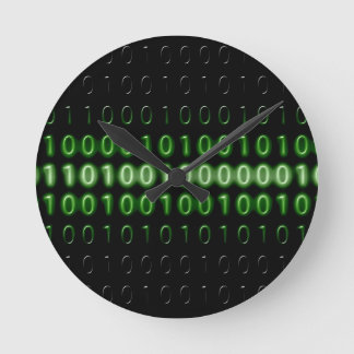 binary-code-475664 BINARY CODE COMPUTERWORLD COMPU Round Clock