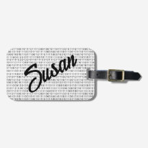 Binary Code black white stripes