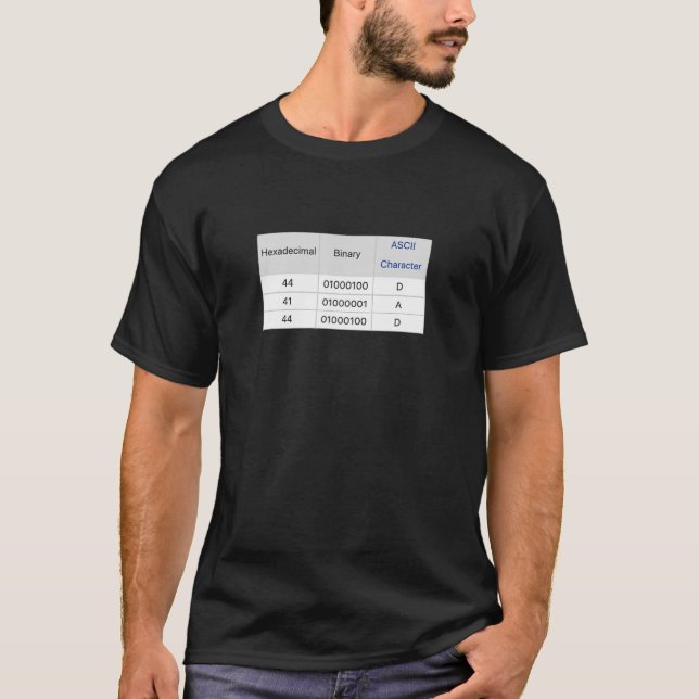 Binary Code Dad Funny Men's Father's Day Nerd Geek T-Shirt (Front)