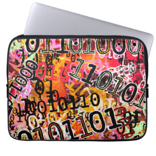 Binary Code Laptop Sleeve
