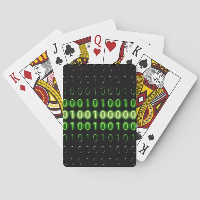 Binary Code Playing Cards Gift (Back)