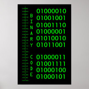 Binary Code Poster