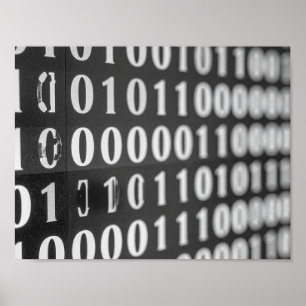Binary code poster