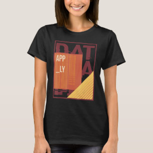 Binary Code Retro Computer Glitch Geek Programmer  T-Shirt