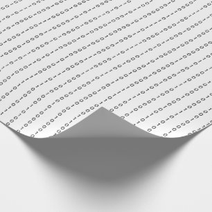 Binary code wrapping paper