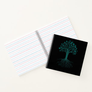 Binary Coding Programmer Graphic Design for Coders Notebook