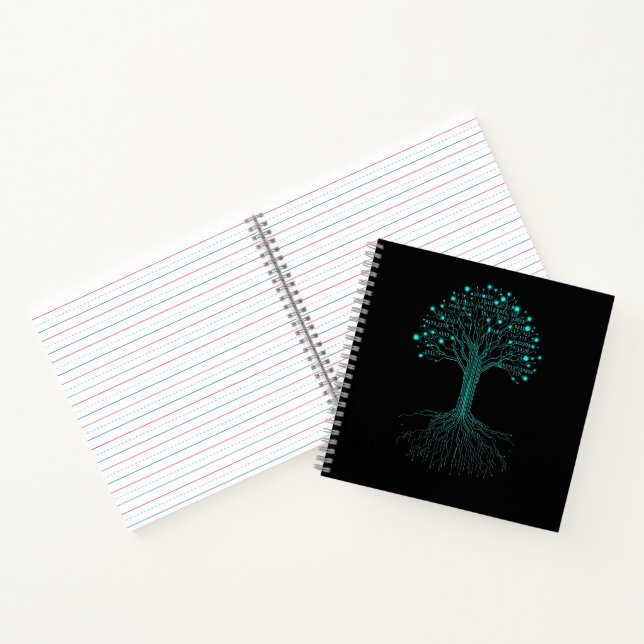 Binary Coding Programmer Graphic Design for Coders Notebook (Inside)