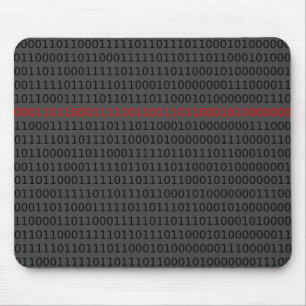 Binary Computer Code Programmer Teacher 0 and 1    Mouse Pad
