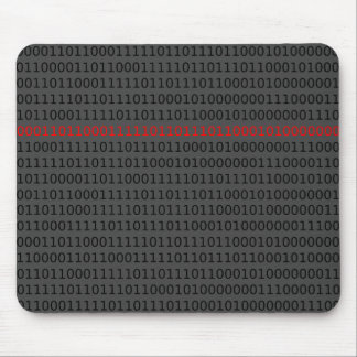 Binary Computer Code Programmer Teacher 0 and 1 Mouse Pad